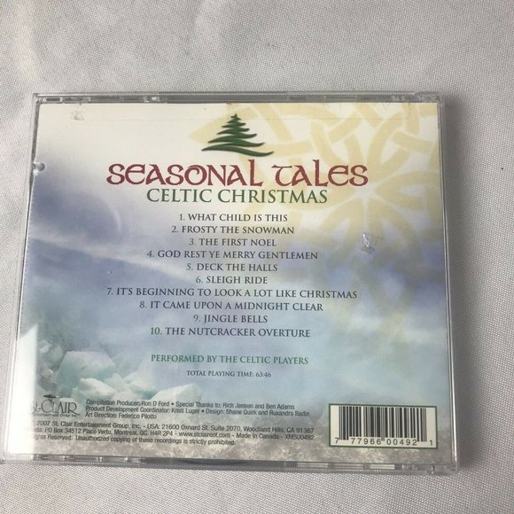 3 pc. Celtic Christmas CD's "Seasonal Tales", "Holiday Odyssey", "Festive Journe - Picture 4 of 4